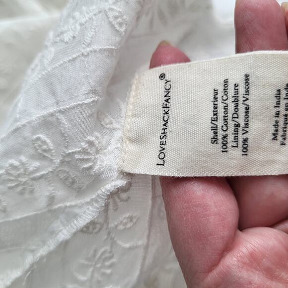 NWT $795 Loveshackfancy Ivory Ryan Scalloped Embroidered Ball Gown Dress… - Picture 16 of 16